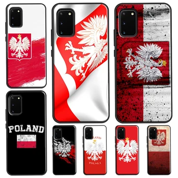 Polija polijas Karogu, Samsung Galaxy S21 S22 Ultra S20 FE, Ņemiet vērā, 20 Ultra S8 S9 S10, Ņemiet vērā, 10, Plus Telefonu Gadījumā