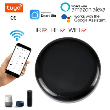 Tuya/Smart Dzīves RF+IS Wifi Smart Tālvadības pults RF Ierīces, Balss vadību, Darbu Ar Alexa, Google Home Lietotni Smart Home