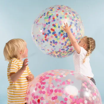 36 collu Jumbo Konfeti Lateksa Balons, Kāzu Dekorēšana Bērnu Dušas, Dzimšanas dienas Jaunajā Gadā Grupa Balonu Piegādes Globos PA118