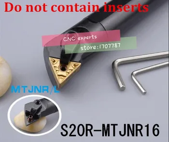 S20R-MTJNR16 20mm Virpu Griešanas Instrumenti CNC Virpošanas Instrumentu, Virpas, darbgaldi, Iekšējās Metāla Virpas Instrumentu Garlaicīgi Joslā Ierakstiet MTJNR/L