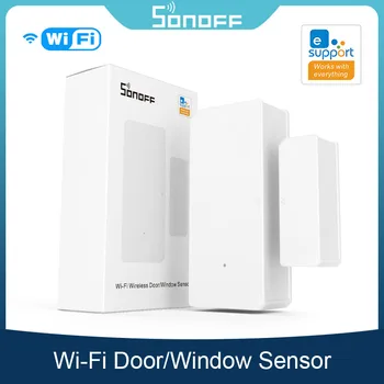 SONOFF DW2 WiFi Bezvadu Durvju Logu Sensors Detektoru programmas Paziņojumu Brīdinājumi Smart Home Security Drošības Darbojas Ar E-WeLink