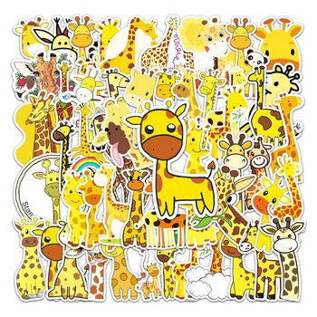 50gab Karikatūra Žirafe Uzlīmes Piezīmjdatoriem Albums Kancelejas preces Kscraft Gudrs Uzlīme Amatniecības Piederumi Scrapbooking Materiāls
