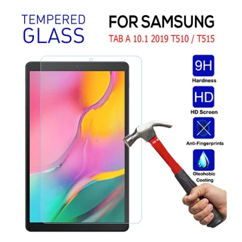 Samsung Galaxy Tab 10.1 2019 T510 T515 Rūdīts Stikls Tablete Screen Protector for Samsung Tab 10.1 2019 Filmu Tīru Vāciņu