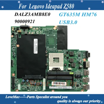Augstas kvalitātes 90000921 klēpjdators mātesplatē Lenovo Z580 laptop pamatplates MB HM76 USB3.0 DALZ3AMB8E0 100% Pārbaudīta