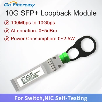 10G SFP+ atgriezeniskās cilpas Modulis 0~5dBm SFP-10G-LB0 atgriezeniskās cilpas Adapteri Saderīga Cisco SFP+ Pasīvo Optisko atgriezeniskās cilpas Testēšanas Modulis
