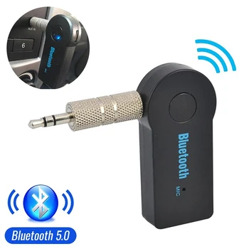 2 in 1-Bezvadu Bluetooth 5.0 Uztvērējs, Raidītājs Adapteris 3,5 mm Jack Auto Mūzikas Audio Aux A2dp Austiņas Brīvroku Uztvērējs