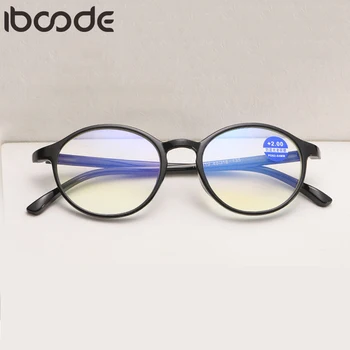 iboode Kārta Lasīšanas Brilles Sievietēm, Vīriešiem Anti Zilā Gaisma Presbyopic Brilles Sieviete Vīrietis TR90 Hyperopia Brilles Briļļu Gafas
