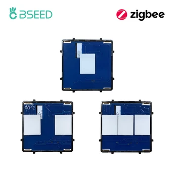 BSEED Zigbee Wifi Slēdzis 1/2/3Gang Sensors Slēdzis, kas Tikai Daļēji Alexa Tuya gudrās Mājas Vadības App 1/2/3Way Nav Neitrāls Vads