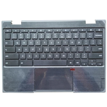 JAUNĀ ASV klēpjdators Tastatūra Lenovo 100e Chromebook 2nd Gen ar palmrest augšējo vāciņu 5CB0T79741