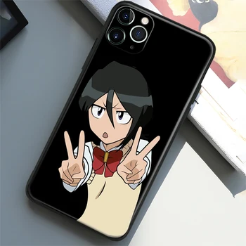 Kuchiki Rukia Balinātājs Anime Mīksto TPU Stikla Tālrunis Lietā par IPhone SE 6s 7 8 Plus X Xr Xs 11 12 13 Mini Pro, Max Samsung
