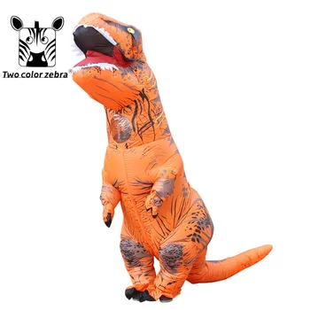 Dinozauru Piepūšamās Kostīms Puse Tērpu Modes Talismans Anime Halloween Kostīms Pieaugušajiem Bērniem Dino Karikatūra Cosplay T-REX