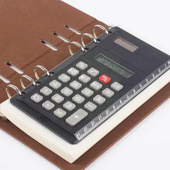 Daudzfunkcionāls Dators Saistvielu Kalkulators Piezīmju Grāmatiņa nomaināmās Var Apgriezti, Lai Veiktu A6 Viegli Ir W9t4