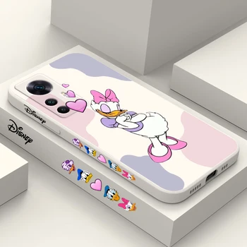 Disney Donald Duck Daisy Karikatūra Phone Gadījumā Xiaomi Mi 12S 12 12X 11es 11T 11 10 10S 10T Pro Lite Ultra Šķidrās pa Kreisi Virvi, TPU