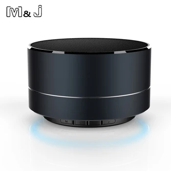 M&J M10 Metāla Bezvadu Bluetooth skaļruni Lasīt SD TF kartes Portatīvie skaļruņi Atbalsta Zvaniem Ar Mikrofonu PC Iphone Sumsang