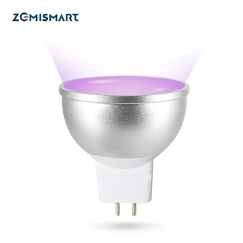 Zemismart Zigbee 3.0 Smart Led Spuldze 5W RGBW Darbu ar SmartThings Tuya App Balss Contorl by Alexa Echo Plus Google Home