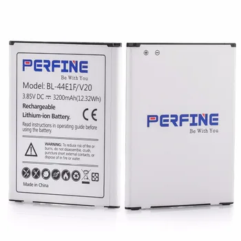 Perfine BL-44E1F Akumulatoru LG V20 3200mAh VS995 US996 LS997 H990DS H910 H918 Ārējās Li-ion Nomaiņa Oriģināls