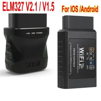 ELM327 Bluetooth V2.1 Auto OBD Skeneri Kodu Lasītājs Instruments, Auto Diagnostikas Rīks Super MINI WiFi ELM 327 V1.5 IOS /Android