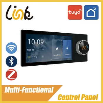 Tuya Intelligent LCD Touch Panel Multi-Funkcionāls Vadības Panelis 6-collu Rokturi Bezvadu Kontrolieris Multi-mode Vārti Reostats Slēdzis