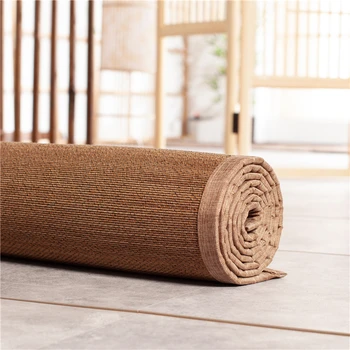 Bambusa paklāja Bambusa paklāja Japāņu dzīvojamā istaba guļamistaba bay logu paklājiņš jogas paklājiņš tatami tējas istaba karbonizēta krāsa