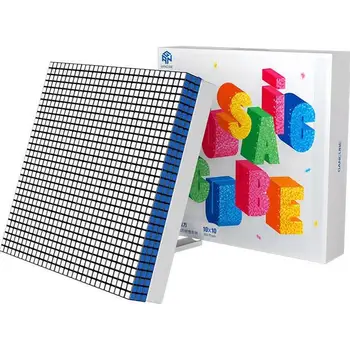 GAN 3x3 Cube radošo puzzle mozaīkas mazo kuba sienas magnētiskā pozicionēšanas valdes izglītības bērnu rotaļu dāvanu 10*10 puzzle