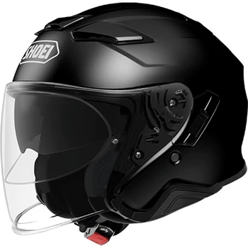 Atvērt Sejas Shoei J-Kruīzs II Adagio Matētā melnā Motocikla Ķivere Izjādes Motokrosa Sacīkšu Motobike Ķivere