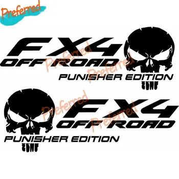 FX4 Offroad Punisher Izdevums Auto Uzlīmes, Vinila Decal Ford Kravas Auto Spoguļi Windows Motociklu Sērfot Kempings Toolbox Klēpjdators