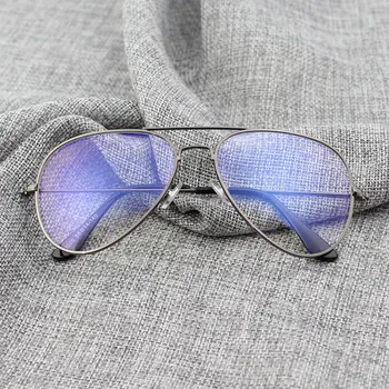 Sieviešu, Vīriešu Pārredzamu Briļļu Datoru Brilles Modes Anti Blue Ray Skaidrs, Objektīvs Metāla Rāmja Brilles Oculos De Grau Sieviete