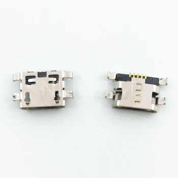 10pcs Micro USB 5pin mini Savienotājs Mobilo Uzlādes ports Motorola MOTO E4 E5 Jack Ligzda Doks