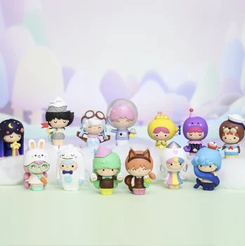 Momiji Izpētīt POP MART Kolekcionējamus Gudrs Rīcības Kawaii Dāvanu Mazulis Plastmasas Rotaļlietas Attēls Bezmaksas Piegāde