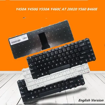 Klēpjdators angļu valodas Tastatūra LENOVO Y450A Y450G Y550A Y460C PIE 20020 Y560 B460E V460 grāmatiņa Nomaiņa Klaviatūras izkārtojums