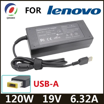 19V 6.32 A 120W USB Klēpjdators Lādētāju AC Adapteris Lenovo C360 C355 C560 C365 C4030 C455 5030 C3040 S4005 S50 PA-1121-04 A61e M57
