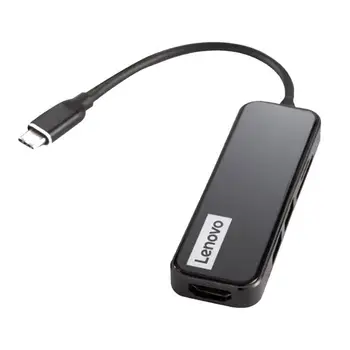 Lenovo Tipa C dokstacija C Tipa USB 3.0, HDMI Saderīgu SD / TF Adapteris Klēpjdatoriem Converter USB HUB Sadalītājs