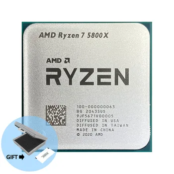 AMD Ryzen 7 5800X R7 5800X 3.8 GHz Eight-Core 16-Diegi CPU Procesors 7NM L3=32M 100-000000063 Ligzda AM4