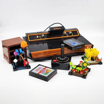 Radošo Ekspertu Atari 2600 audiokasete Spēļu Konsoles Modeli Km Idejas, Celtniecības Bloks, Ķieģeļi 10306 Izglītības Mazulis, Rotaļu 2532pcs