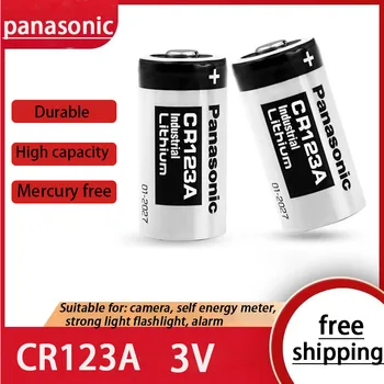Oriģinālā Panasonic 123 3 v Litija Arlo Kameras Baterija CR123A CR17345 DL123A EL123A 123A