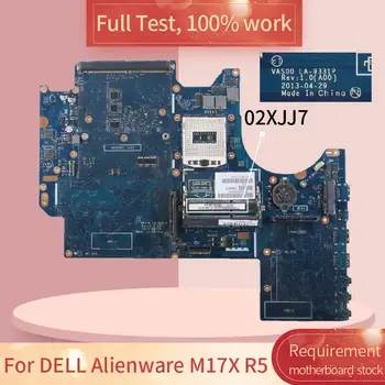 KN-02XJJ7 DELL Alienware M17X R5 LA-9331P 02XJJ7 SR17D DDR3 Grāmatiņa, pamatplate (Mainboard) pilns tests 100% strādā