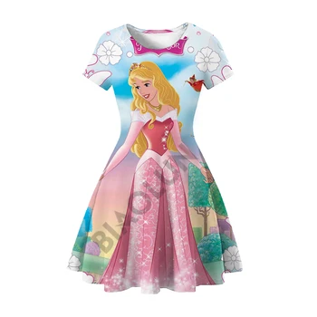 Disney Sleeping Beauty Meitenes Aurora Princese Saģērbt Iedomātā Bērniem Cosplay Tērpu Halloween Karnevāls Bērniem Nightdress Apģērbi