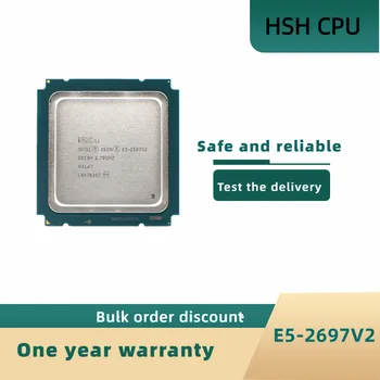 Intel Xeon E5 2697 V2 2.7 GHz Procesors 30M Kešatmiņu LGA 2011 SR19H E5-2697 V2 servera CPU