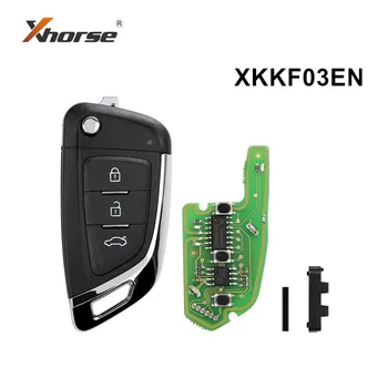 10pcs/daudz Xhorse Universālā XKKF03EN vadu Tālvadības Atslēgu Fob Naža Stilā VVDI Galvenais Instruments vvdi2 bezmaksas piegāde