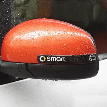 Smart Fortwo Forfour 450 451 453 Automašīnu atpakaļskata spogulis anti-sadursmes uzlīmes, auto piederumi ārējie stils Anti-scratch