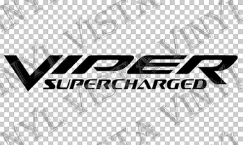 Par (2gab) Dodge Viper Kompresordzinēju Logo Auto Auto Virsbūves Logu Vinila Decal Uzlīmes