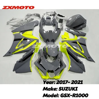 ZXMT Motociklu Piederumi Panelī ABS Plastmasas Virsbūve, Pilna Aptecētājs Komplekts piemērots 2017 2018 2019 2020 2021 SUZUKI GSX-R1000 K17