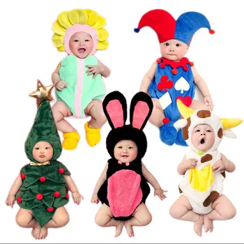 Sharely Aitu Bērniem, Baby Meitene Zēns Foto Atvašu Karikatūra Cepure+Kombinezonus Apģērbu Komplekti Toddler Fotogrāfija Drēbes Dzimšanas Dienā, Cosplay Costu