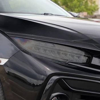 Honda Civic 10 Gen 2015-2021 Hečbeks Auto lukturis ar aizsargplēvi Dūmu melnu signālu, ietin caurspīdīga vinila TPU uzlīme