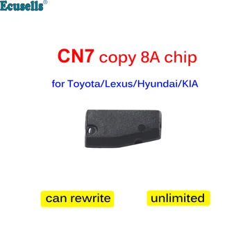 Sākotnējā CN7 Kopēt 8.A Mikroshēmu Toyota Lexus Hyundai Auto Atslēgas Var Strādāt ar CN900 CN900mini TANGO