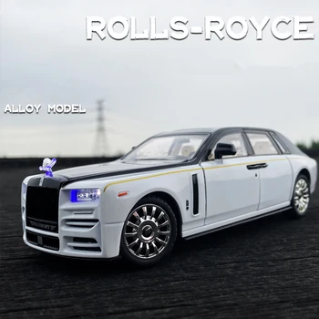 1:30 Rolls Royce Phantom Masory Sakausējuma Luxy Automašīnas Modelis Diecasts Metāla Rotaļu Automašīnas Modelis Ar Augstu Simulācijas Skaņas Un Gaismas Bērnu Dāvanu