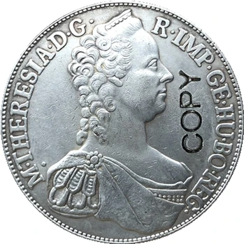 1765 Austrija 1 Dāldera monētas kopiju 41MM