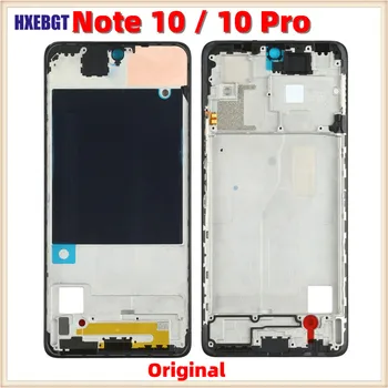 Oriģināls Par Xiaomi Redmi, Ņemiet vērā, 10 , 10 Pro LCD Priekšā Mājokļa Vidū Rāmja Bezel Šasijas Shell Viedtālrunis Remonta Daļas