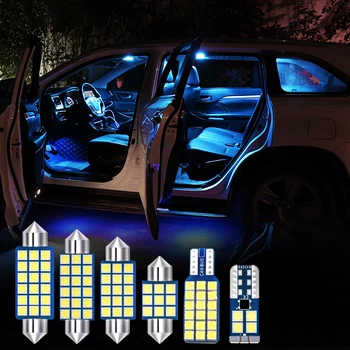 Par Volkswagen VW Passat CC 2009. gada līdz 2014. gadam 12v LED Spuldzes, Auto Interjers, galda Lampas Iedomība Spogulis ar Cimdiem Bagāžnieka Apgaismojums Aksesuāri