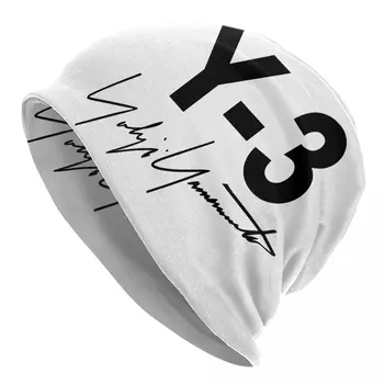 Y-3 Yohji Yamamoto Sunīti Cepuri Foršs Street Skullies Beanies Cepures Vīriešiem Sieviešu Adīta Cepure Siltā Daudzfunkciju Vāciņi